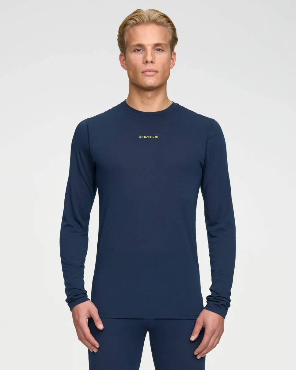 Dæhlie Men's Training Wool Mix Long Sleeve Navy