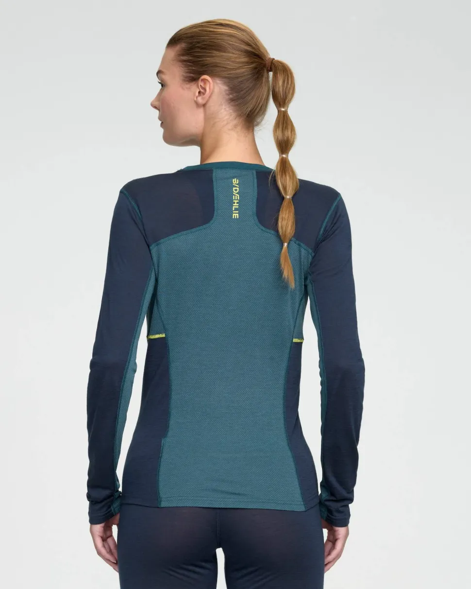 Dæhlie Women's Performance Wool Long Sleeve Teal