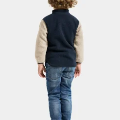 Didriksons Kids' Anten Full Zip Ocean Mint