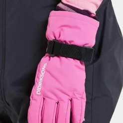 Didriksons Kids' Biggles Gloves 3 Sweet Pink