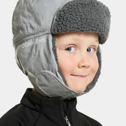 Didriksons Kids' Biggles Reflective Cap Silver