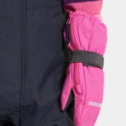 Didriksons Kids' Biggles Zip Mitten 8 Sweet Pink