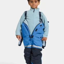 Didriksons Kids' Bjärven Coverall 4 Sapphire Blue