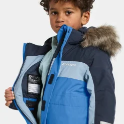 Didriksons Kids' Bjärven Coverall 4 Sapphire Blue