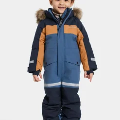 Didriksons Kids' Bjärven Coverall 4 Galaxy Blue