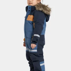 Didriksons Kids' Bjärven Coverall 4 Galaxy Blue