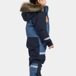 Didriksons Kids' Bjärven Coverall 4 Galaxy Blue