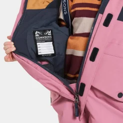 Didriksons Kids' Bjärven Coverall 4 Heather Pink