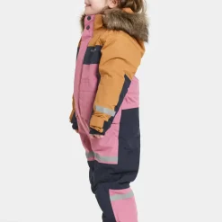 Didriksons Kids' Bjärven Coverall 4 Heather Pink