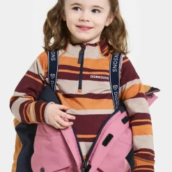 Didriksons Kids' Bjärven Coverall 4 Heather Pink