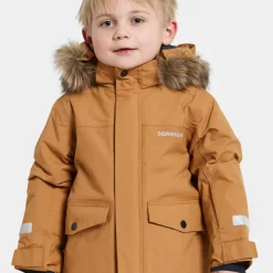 Didriksons Kids' Bjärven Parka 4 Almond Tree