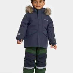 Didriksons Kids' Bjärven Parka 4 Navy