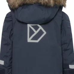 Didriksons Kids' Bjärven Parka 4 Navy