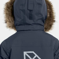 Didriksons Kids' Bjärven Parka 4 Navy