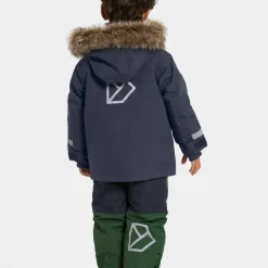 Didriksons Kids' Bjärven Parka 4 Navy