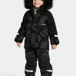 Didriksons Kids' Bjärven Special Edition Parka Island Print Reflex
