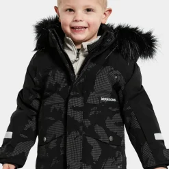 Didriksons Kids' Bjärven Special Edition Parka Island Print Reflex