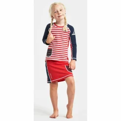 Didriksons Kids' Coral UV Skirt Chili Red