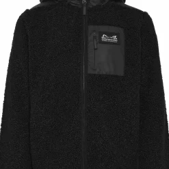 Didriksons Kids' Exa Full Zip 3 Black