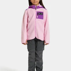 Didriksons Kids' Exa Full Zip Orchid Pink