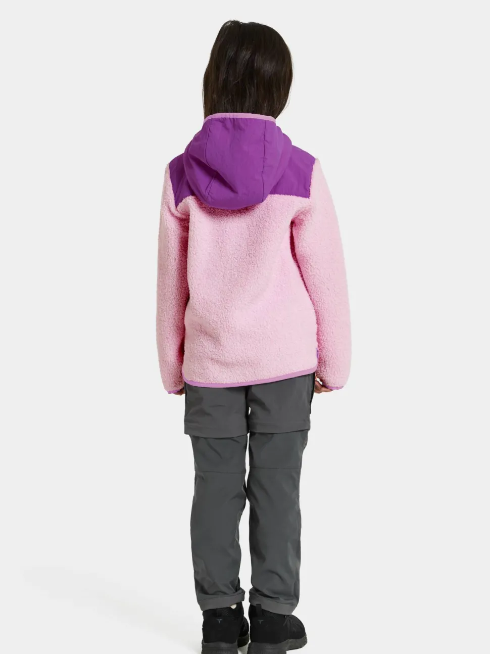 Didriksons Kids' Exa Full Zip Orchid Pink