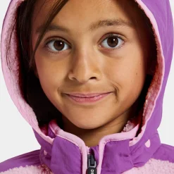 Didriksons Kids' Exa Full Zip Orchid Pink