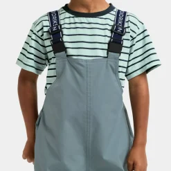 Didriksons Kids' Foxen Bib Pants Factory Blue