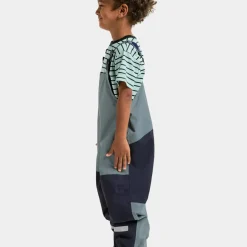 Didriksons Kids' Foxen Bib Pants Factory Blue