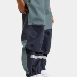 Didriksons Kids' Foxen Bib Pants Factory Blue
