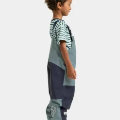 Didriksons Kids' Foxen Bib Pants Factory Blue