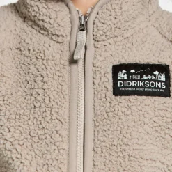 Didriksons Kids' Gibbs Full Zip 2 Beach Beige