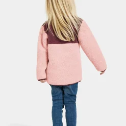Didriksons Kids' Gosig Half Zip Dusty Pink