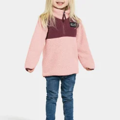 Didriksons Kids' Gosig Half Zip Dusty Pink