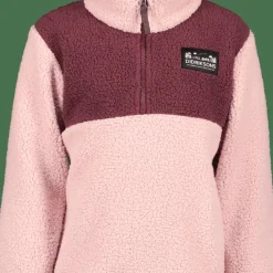 Didriksons Kids' Gosig Half Zip Dusty Pink