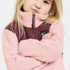 Didriksons Kids' Gosig Half Zip Dusty Pink