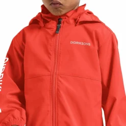Didriksons Kids' Hallon Jacket Paprika