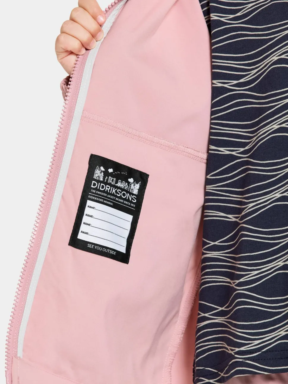 Didriksons Kids' Hallon Jacket Soft Pink