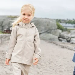 Didriksons Kids' Hallon Jacket Beach Beige