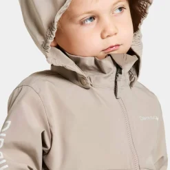 Didriksons Kids' Hallon Jacket Beach Beige