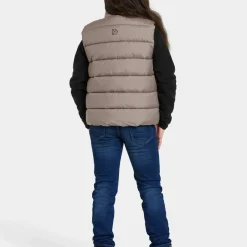 Didriksons Kids' Kilo Vest 2 Ash Brown