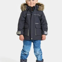 Didriksons Kids' Kure Parka 6 Navy