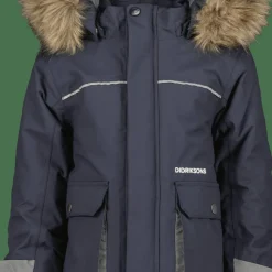 Didriksons Kids' Kure Parka 6 Navy