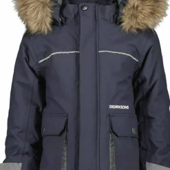 Didriksons Kids' Kure Parka 6 Navy