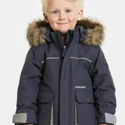 Didriksons Kids' Kure Parka 6 Navy