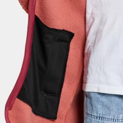 Didriksons Kids' Marmor Full Zip Long Mineral Red