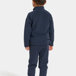 Didriksons Kids' Monte Full Zip 10 Navy