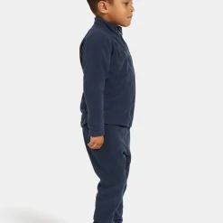 Didriksons Kids' Monte Full Zip 10 Navy