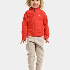 Didriksons Kids' Monte Full Zip 10 Paprika