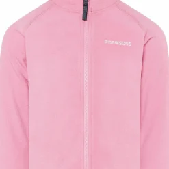 Didriksons Kids' Monte Full Zip 10 Light Heather Pink