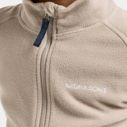 Didriksons Kids' Monte Full Zip 10 Beach Beige